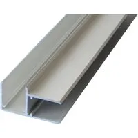 E-Profil Alu silber eloxiert, 200 cm