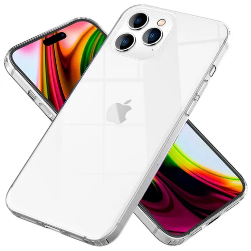 Hülle für iPhone 14 Pro - Klar Kratzfest Transparent Hard Case Silikon Bumper