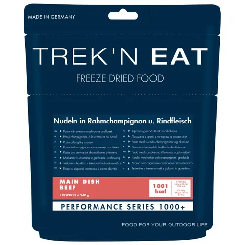 Trek'n Eat - Nudeln in Rahmchampignon + Rind PS1000+ Gr 240 g
