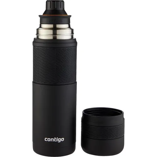 Contigo Isolierflasche 740 ml – Auslaufsicherer Thermobecher - Thermobehälter mit doppelwandiger Edelstahl-Isolierung, hält Getränke bis zu 30 Stunden warm und bis zu 45 Stunden kühl, ideal für unterwegs und im Büro.
