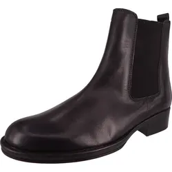 Gabor Damen Chelsea Boots - Flache Übergangsstiefel mit Wechselfußbett - Wanderschuhe mit hochwertigem Glattleder und bequemem Microfutter, ideal für den Übergang. Der Blockabsatz sorgt für zusätzlichen Komfort.