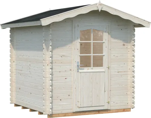 Palmako Gartenhaus Vivian 3,8 m² - Hochwertiges Gartenhaus aus unbehandelter nordischer Fichte mit wind- und regendichten Wandecken. Ideal für zusätzlichen Stauraum oder als Rückzugsort im Garten.