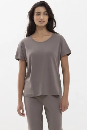 Mey Pyjamaoberteil Mey female Shirt halbarm Serie N8TEX 2.0 - Zeitloses Basic Shirt mit Rundhalsausschnitt aus hochwertigem Baumwoll-Mix. Ideal für den täglichen Komfort und mit geprüfter Qualität für ein angenehmes Tragegefühl.