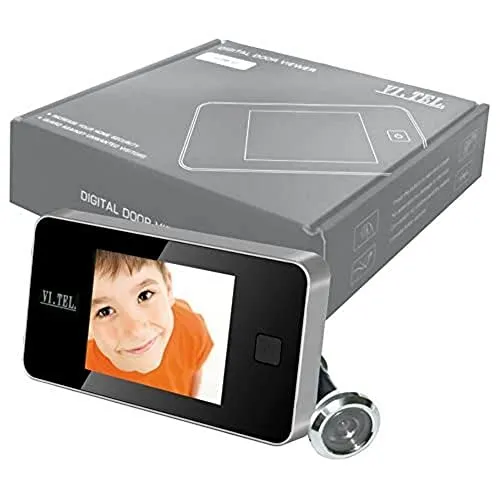 TELESE Digitaler Türspion, 1 Stück, silber, E0372-12