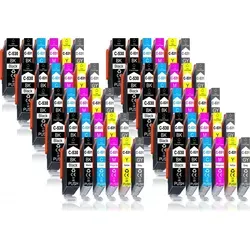 60er Pack Druckerpatronen 530 531 XL kompatibel mit Canon TS8750