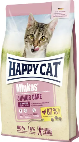 HappyCat Katzenfutter Minkas Junior Geflügel 1,5 kg