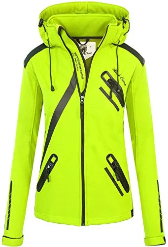 Rock Creek Damen Softshelljacke D-371 - Modische Softshelljacke für Damen mit wasserabweisendem Obermaterial. Ideal für die Übergangszeit und Outdoor-Aktivitäten, bietet sie Komfort und Stil.