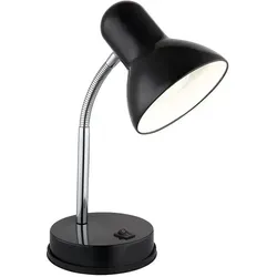 GLOBO LIGHTING Schreibtischlampe Schwarz glänzend