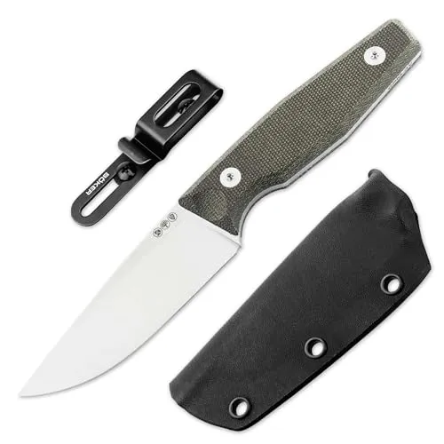 Böker SOLINGEN Daily Knives AK4 - EDC Taschenmesser mit 9,8 cm CPM-3V Klinge - Vielseitiges EDC Taschenmesser, ideal für Outdoor-Abenteuer. Hergestellt in Deutschland mit hochwertiger CPM-3V Klinge und robustem Micarta Griff, inklusive sicherer Kydex-Scheide.