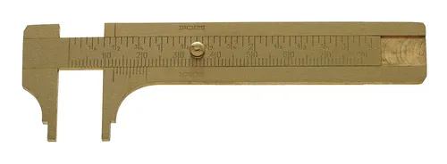 Fortis Knopfmaß Messing abgesetzt 100 mm von Fortis