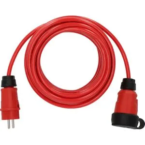 Professional Verlängerungskabel VQ 1100 IP44 - 10m rot H07BQ-F 3G1,5 - Kabel & Leitungen - Extrem abriebfest und überrollfest, ideal für Baustellen und den ständigen Außeneinsatz bis -40 °C, IP44 Schutz gegen Spritzwasser.