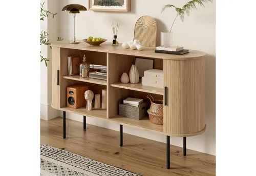 STILVORA Sideboard mit Schiebetüren – Eleganter Stauraum für Ihr Zuhause
