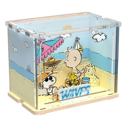 Die Peanuts Puremind DIY Bauset Mini Scene Chilling at the Beach