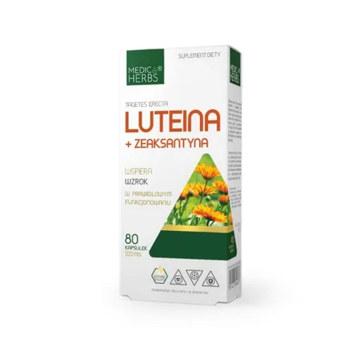 Medica Herbs Lutein + Zeaxanthin 80 Kapseln
