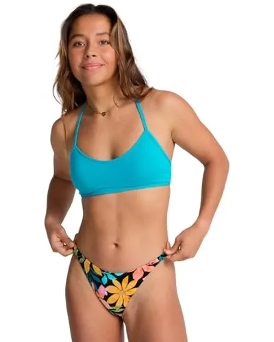 Billabong Solarcher Lace Up Trilet - Zweiteiliges Outfit für Frauen - Bademode mit elastischem Material für ganztägigen Komfort, verstellbaren Trägern für perfekte Passform und schnelltrocknendem Stoff – ideal für Strand und Stadt.