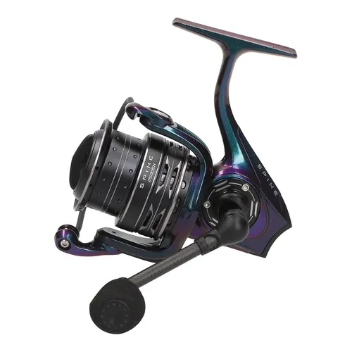 Abu Garcia Spike Spinnrolle 2500SH - Leichte und starke Angelrolle für Raubfischangeln mit 7 Edelstahl-Kugellagern, ideal für stundenlanges Angeln ohne Ermüdung.