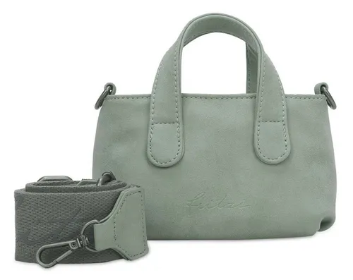 Fritzi aus Preußen Henkeltasche Baby, Polyurethan grün - Handtasche aus hochwertigem Polyurethan, ideal für stylische Auftritte mit kompaktem Design und praktischem Reißverschluss. Perfekt für Alltag und Freizeit.