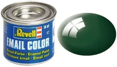 REVELL - Glänzende dunkelgrüne Emaillefarbe 14ml - - REV32162