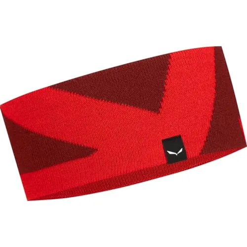 Salewa Pure Am Stirnband - Merino-Wollgemisch, Größe ONE SIZE, rot - Stirnband aus hochwertigem Merino-Wollgemisch, sorgt für optimale Wärme und Tragekomfort beim Sport und in der Freizeit.