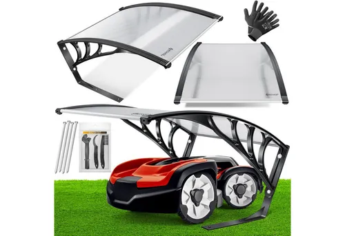KESSER Mähroboter-Garage - Mähroboter-Garage mit UV-Schutz, schützt Ihren Mähroboter vor Witterungseinflüssen und sorgt für eine längere Lebensdauer.
