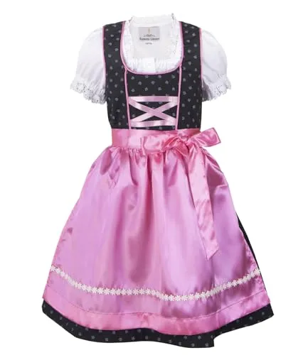 Ramona Lippert® Kinder Dirndl Lea in Grau Rosa in grau von Ramona Lippert