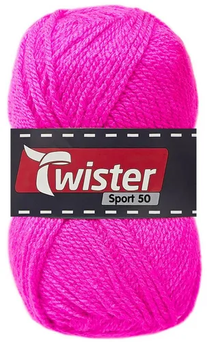 Kurtenbach 50 Gramm Twister Sport 50 aus 100 % Polyacryl Farbauswahl Bastelgarn