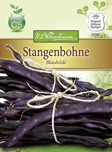 N.L. Chrestensen 4390 Stangenbohne Blauhilde (Stangenbohnensamen)