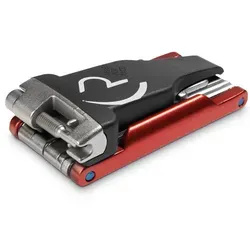 RFR Multi Tool 19 Fahrrad Mini Werkzeug rot - Fahrradwerkzeuge mit 19 Funktionen, kompakt und ideal für unterwegs, um schnell Reparaturen am Fahrrad durchzuführen.