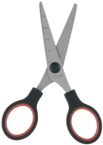 Stylex Schreibwaren Haushaltsschere Edelstahl Bastelschere Schere mit Komfortgriffen stumpf