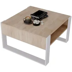 Raumhirsch Couchtisch Karo – Sonoma Eiche und Weiß von RAUMHIRSCH FURNITURE