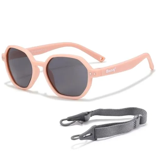 Maesy Kinder Sonnenbrille für Kleinkind und Baby in pink von Maesy