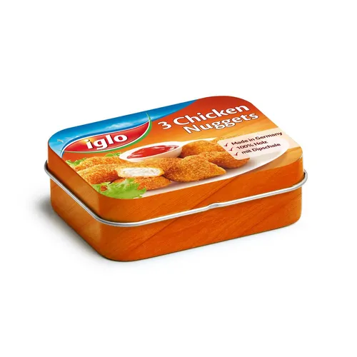 Erzi Chicken Nuggets von Iglo in der Dose von Erzi