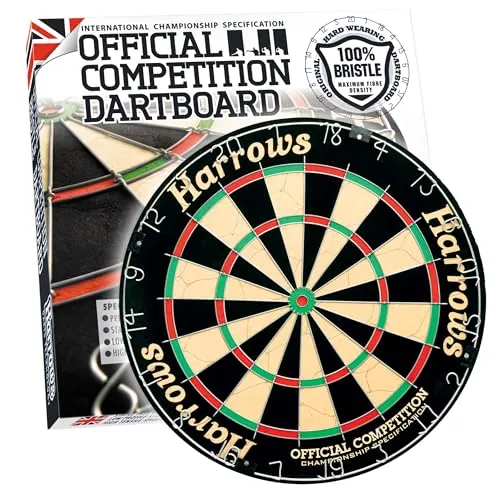 Harrows Official Competition Bristle Dartscheibe