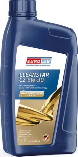 EUROLUB Motoröl CLEANSTAR C2 5W-30 1 L