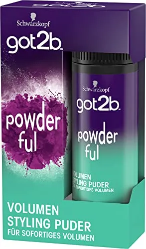 got2b Powder'ful Volumen Styling Puder (10 g) - Volumen Puder für sofortige Haarverjüngung: Die leichte Formel sorgt in weniger als 10 Sekunden für einen beeindruckenden Volumenboost am Ansatz. Ideal für voluminöse Styles!