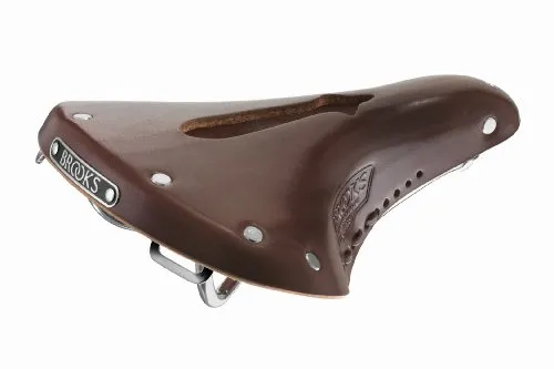 BROOKS Leder Sattel B17 Imperial Standard Damen - Fahrradsättel, handgefertigter Ledersattel für höchsten Komfort und Haltbarkeit, ideal für lange Fahrten