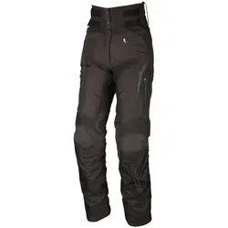 Modeka Elaya Damen Motorrad Textilhose - Motorradhosen mit bequemen High-Waist Bund, CE-zertifizierten Knieprotektoren und 100% wasser- und winddichter Humax Membrane für optimalen Schutz und Komfort.