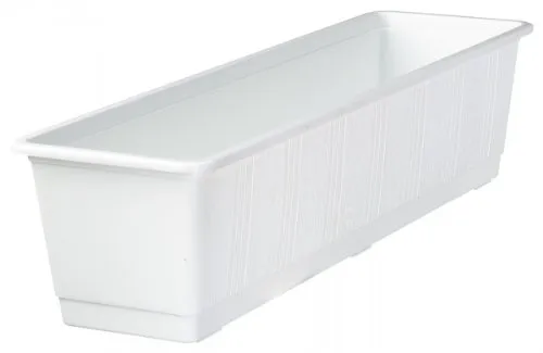 Geli 803 080 10 Blumenkasten Standart, 80 x 17,5 cm, weiß