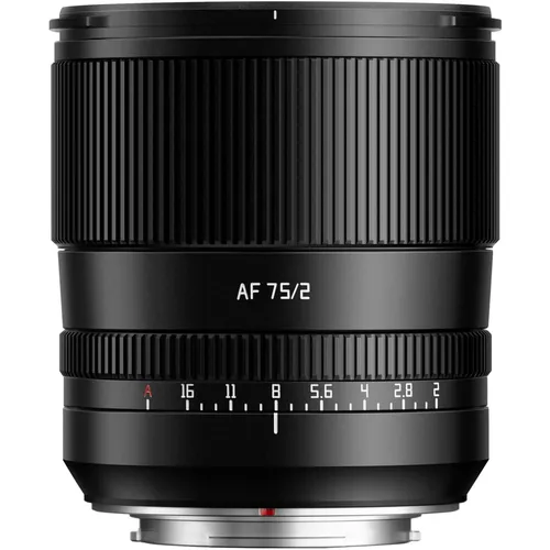 TTArtisan AF 75mm f/2 für Fujifilm X - Schwarz - Objektiv mit Autofokus und lichtstarker Blende f/2, ideal für Porträts und kreative Fotografie.