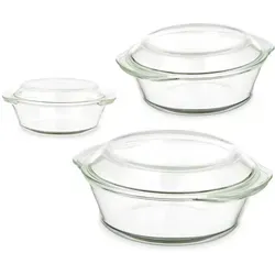 Runde Auflaufform, 3 Stück