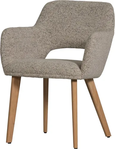 WOOOD Esszimmerstuhl - Naturholz - Moderner Esszimmerstuhl aus natürlichem Holz, ideal für gemütliche Essbereiche. Mit einer Sitzhöhe von 50 cm und einer maximalen Belastbarkeit von 120 kg bietet er hohen Komfort.