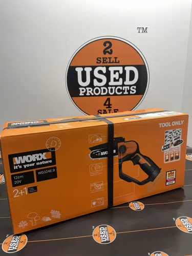 Akku-Astkettensäge Worx WG324E.9 - 20V 2 Ah, leicht und handlich mit schnellem Kettenspanner, ideal für präzise Schnittarbeiten