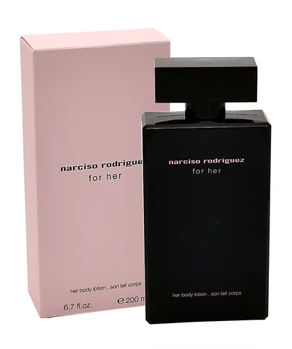Narciso Rodriguez For Her Körperlotion 200 ml - Luxuriöse Pflege für sinnliche Haut - Ganzkörperpflege mit feuchtigkeitsspendenden Inhaltsstoffen für ein samtweiches Hautgefühl und einen verführerischen Duft.