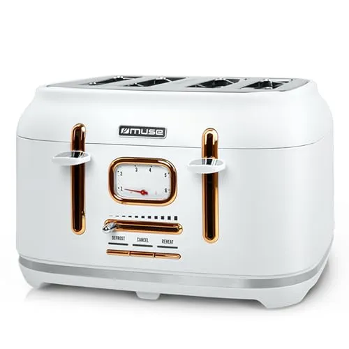Muse Edelstahl-Toaster MS-131 W