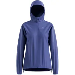 Odlo X-alp Waterproof Jacke - skipper blue (21119) XL - Laufjacke für Damen, wasserdicht mit 10.000 mm Wassersäule, leicht und umweltfreundlich aus recycelten Materialien, ideal für Outdoor-Aktivitäten bei jedem Wetter.
