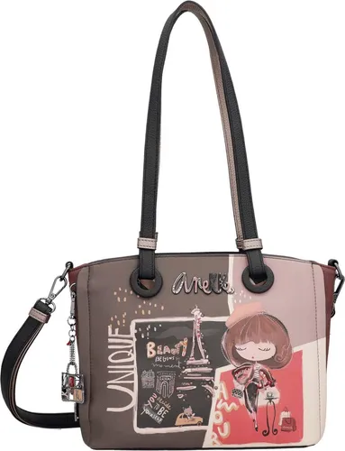 Anekke Mademoiselle Shopper Tasche 25 cm - Handtaschen mit elegantem Design, geräumigem Hauptfach und vielseitigem Tragekomfort dank abnehmbarem Schulterriemen. Ideal für modebewusste Frauen!