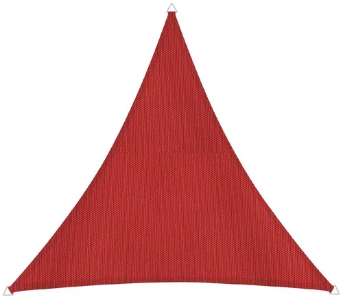 Windhager Sonnensegel Cannes, dreieckig, Rot, B500/T500 cm - Sonnenschutz für Terrasse und Garten mit UV-Schutzfaktor 50+. Stilvolles, reißfestes Design für perfekten Schatten und angenehmes Ambiente im Freien.