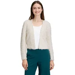 Betty&Co Strickjacke in Weiß M (40) - Moderne Strickjacke aus 65% Baumwolle, perfekt für lässige Outfits und vielseitig kombinierbar. Ideal für jede Jahreszeit.