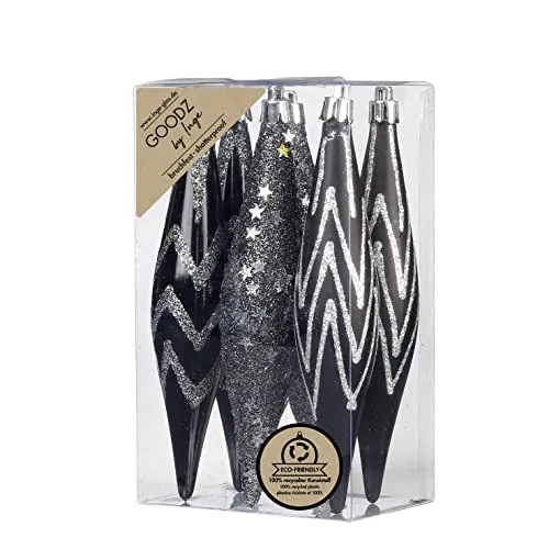 Weihnachtsbaumschmuck Schwarz von INGE-GLAS