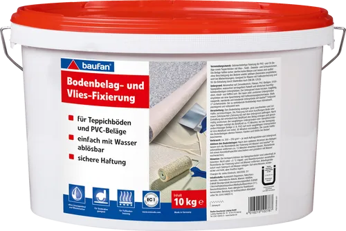 Bodenbelag- und Vlies-Fixierung gebrauchsfertig sichere Haftung baufan 10kg
